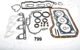 Japanparts KM-799 - Комплект прокладок, двигун autocars.com.ua