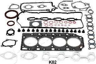 Japanparts KM-K02 - Комплект прокладок, двигун autocars.com.ua