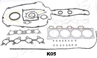 Japanparts KM-K05 - Комплект прокладок, двигун autocars.com.ua