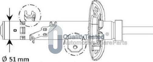 Japanparts MQ-01130 - Амортизатор autodnr.net