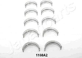 Japanparts MS1168A2 - Комплект підшипників колінчастого вала autocars.com.ua