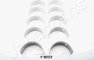 Japanparts MS1182G2 - Комплект підшипників колінчастого вала autocars.com.ua