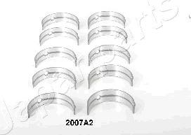 Japanparts MS2007A2 - Комплект підшипників колінчастого вала autocars.com.ua