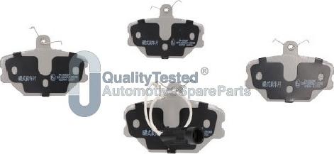 Japanparts PA0062JM - Тормозные колодки, дисковые, комплект autodnr.net