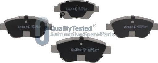 Japanparts PA0075JM - Тормозные колодки, дисковые, комплект autodnr.net