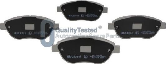 Japanparts PA0080JM - Тормозные колодки, дисковые, комплект autodnr.net