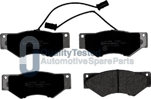 Japanparts PA0256JM - Гальмівні колодки, дискові гальма autocars.com.ua