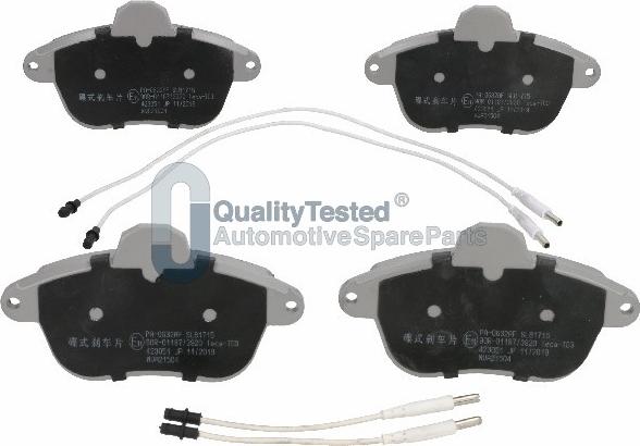 Japanparts PA0632JM - Тормозные колодки, дисковые, комплект autodnr.net