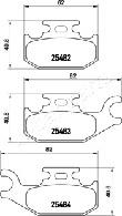 Japanparts PA-0719AF - Гальмівні колодки, дискові гальма autocars.com.ua