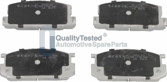 Japanparts PA229JM - Тормозные колодки, дисковые, комплект autodnr.net