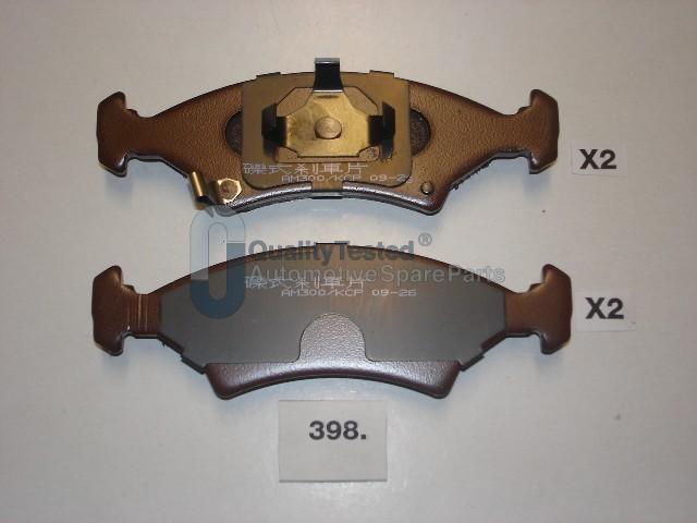 Japanparts PA398JM - Тормозные колодки, дисковые, комплект autodnr.net