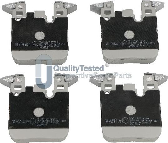 Japanparts PP0101JM - Тормозные колодки, дисковые, комплект autodnr.net