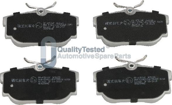 Japanparts PP0301JM - Тормозные колодки, дисковые, комплект autodnr.net