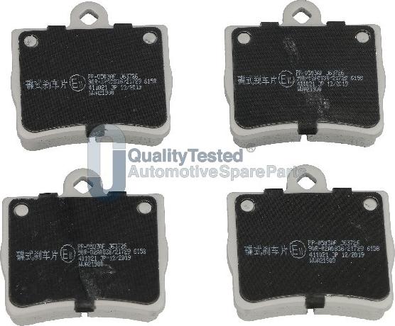 Japanparts PP0503JM - Тормозные колодки, дисковые, комплект autodnr.net