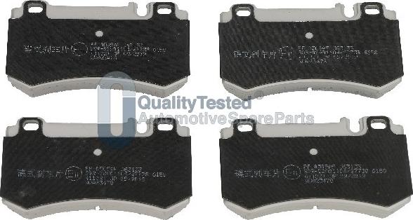 Japanparts PP0509JM - Тормозные колодки, дисковые, комплект autodnr.net