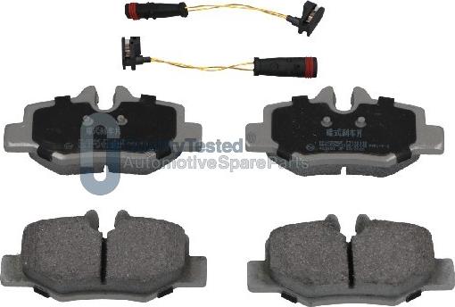 Japanparts PP0529JM - Тормозные колодки, дисковые, комплект autodnr.net