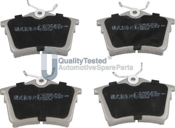 Japanparts PP0600JM - Тормозные колодки, дисковые, комплект autodnr.net