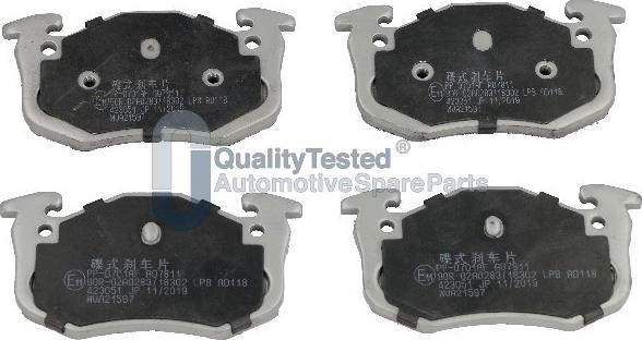 Japanparts PP0701JM - Тормозные колодки, дисковые, комплект autodnr.net