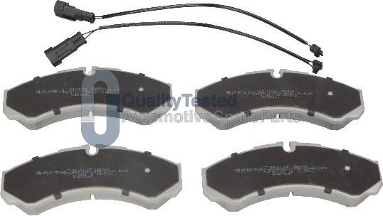 Japanparts PP100JM - Тормозные колодки, дисковые, комплект autodnr.net