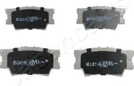 Japanparts PP-218AF - Тормозные колодки, дисковые, комплект autodnr.net