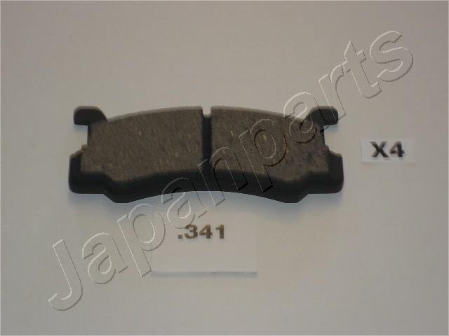 Japanparts PP-341AF - Гальмівні колодки, дискові гальма autocars.com.ua