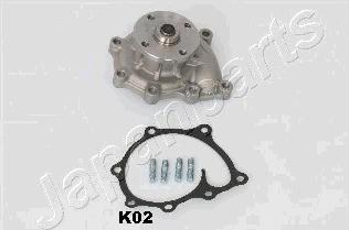 Japanparts PQ-K02 - Водяний насос autocars.com.ua