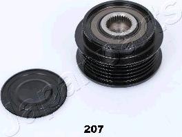 Japanparts RA-207 - Шкив генератора, муфта avtokuzovplus.com.ua