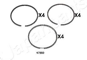 Japanparts RC17880 - Поршневе кільце autocars.com.ua