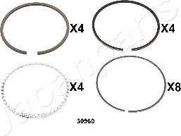 Japanparts RC30960 - Поршневе кільце autocars.com.ua