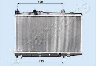 Japanparts RDA153009 - Радиатор, охлаждение двигателя avtokuzovplus.com.ua