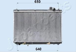 Japanparts RDA153084 - Радіатор, охолодження двигуна autocars.com.ua