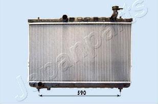 Japanparts RDA283087 - Радіатор, охолодження двигуна autocars.com.ua