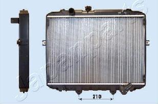 Japanparts RDA283106 - Радиатор, охлаждение двигателя avtokuzovplus.com.ua