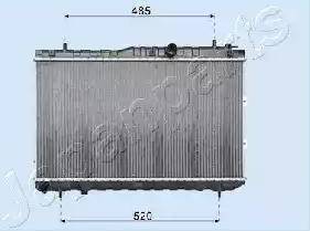 FPS 40 A861 - Радіатор, охолодження двигуна autocars.com.ua