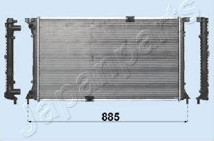 Japanparts RDC092032 - Радіатор, охолодження двигуна autocars.com.ua