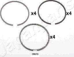 Japanparts RW30670 - Поршневе кільце autocars.com.ua