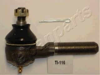 Japanparts TI-116 - Наконечник рульової тяги, кульовий шарнір autocars.com.ua