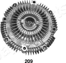 Japanparts VC-209 - Сцепление, вентилятор радиатора avtokuzovplus.com.ua