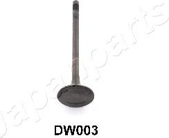 Japanparts VV-DW003 - Випускний клапан autocars.com.ua