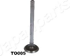 Japanparts VV-TO005 - Випускний клапан autocars.com.ua
