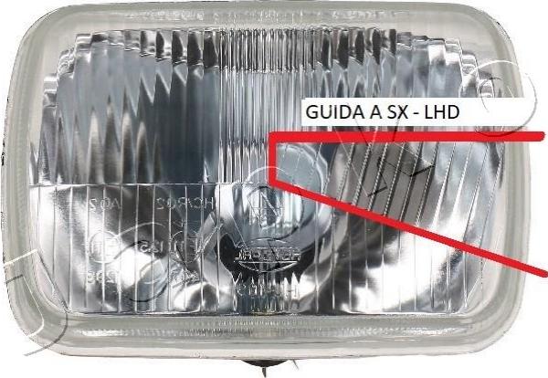 Japko 07004 - Вставка фари, основна фара autocars.com.ua