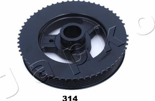 Japko 122314 - Ремінний шків, колінчастий вал autocars.com.ua