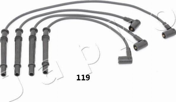 Japko 132119 - Комплект проводів запалювання autocars.com.ua