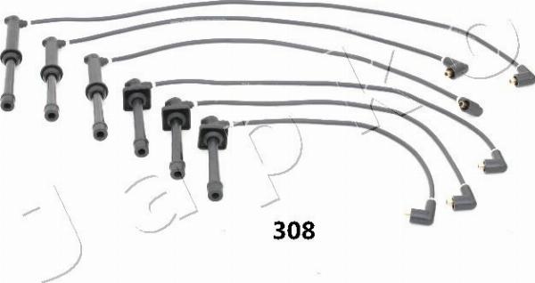 Japko 132308 - Комплект проводів запалювання autocars.com.ua