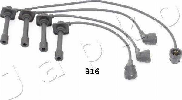 Japko 132316 - Комплект проводів запалювання autocars.com.ua