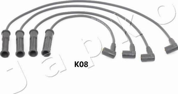 Japko 132K08 - Комплект проводів запалювання autocars.com.ua