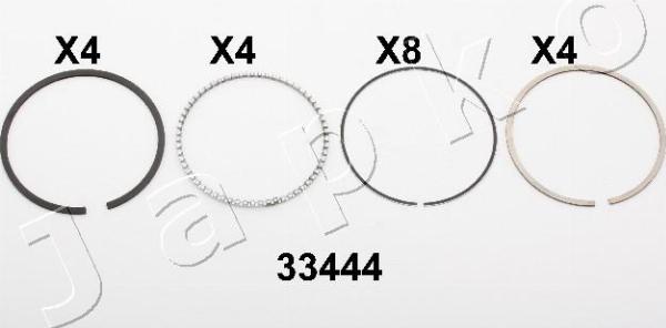 Japko 133444 - Поршневе кільце autocars.com.ua