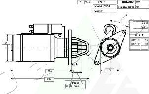 Japko 3C959 - Стартер autocars.com.ua