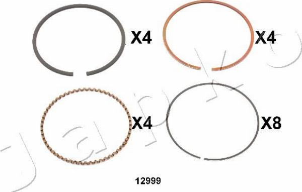 Japko 412999J - Поршневе кільце autocars.com.ua