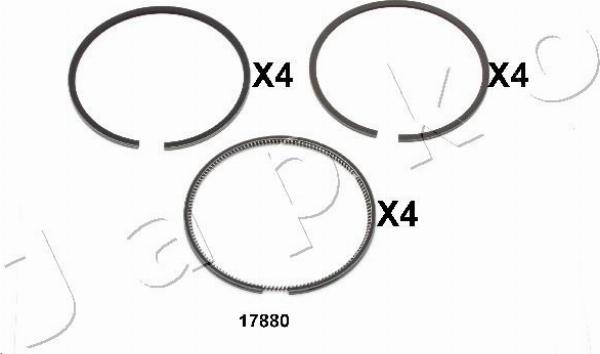 Japko 417880J - Поршневе кільце autocars.com.ua